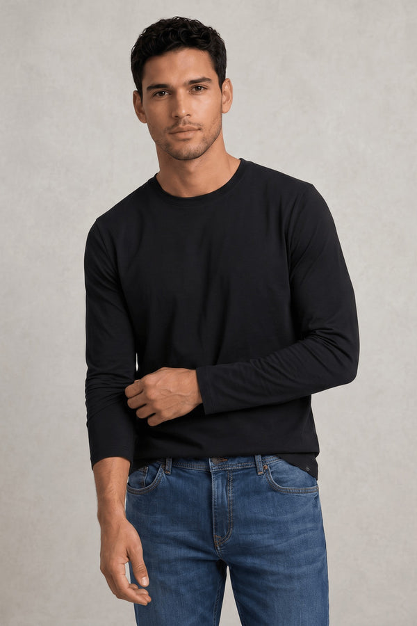 Tee shirt manches longues matière douce