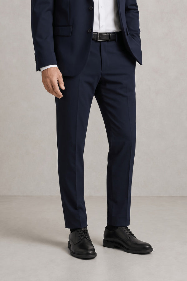 Pantalon de costume confort uni