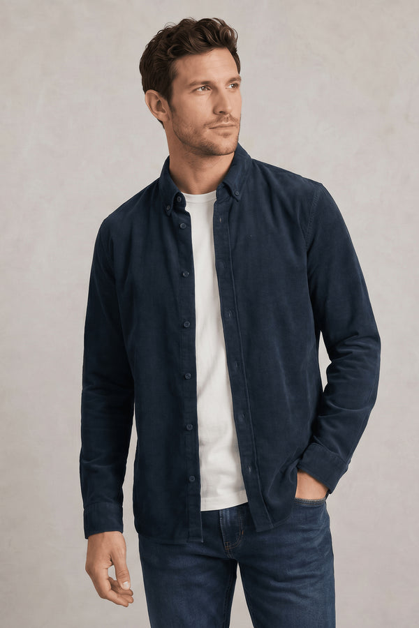 Chemise en velours regular
