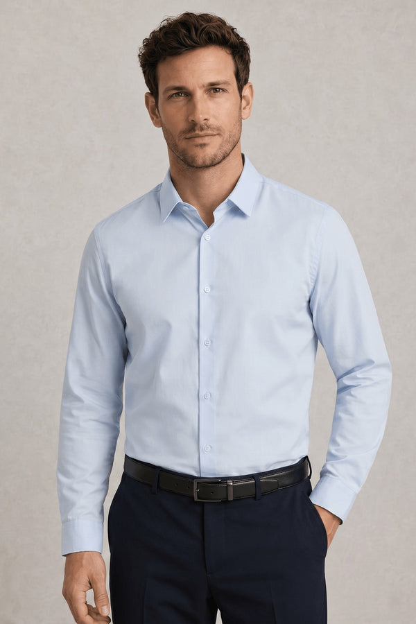 Chemise slim unie