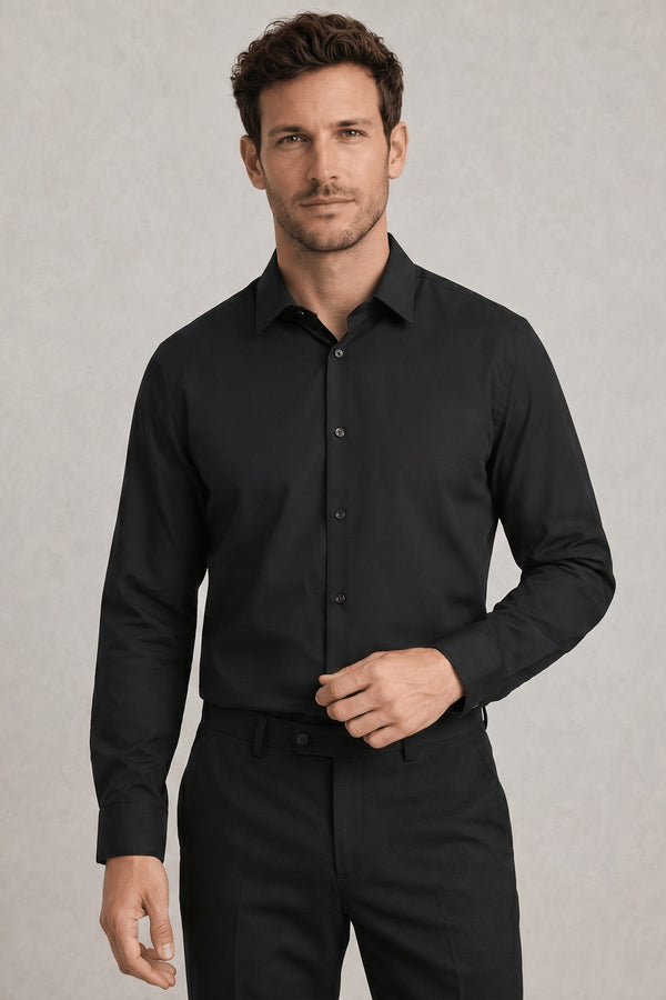 Chemise regular unie