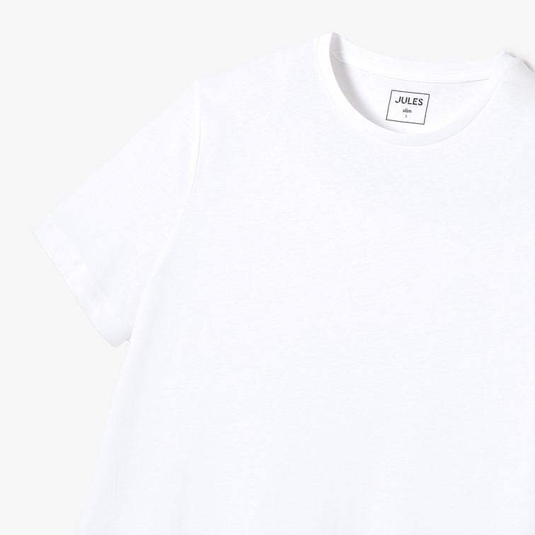 Tee shirt col rond coton