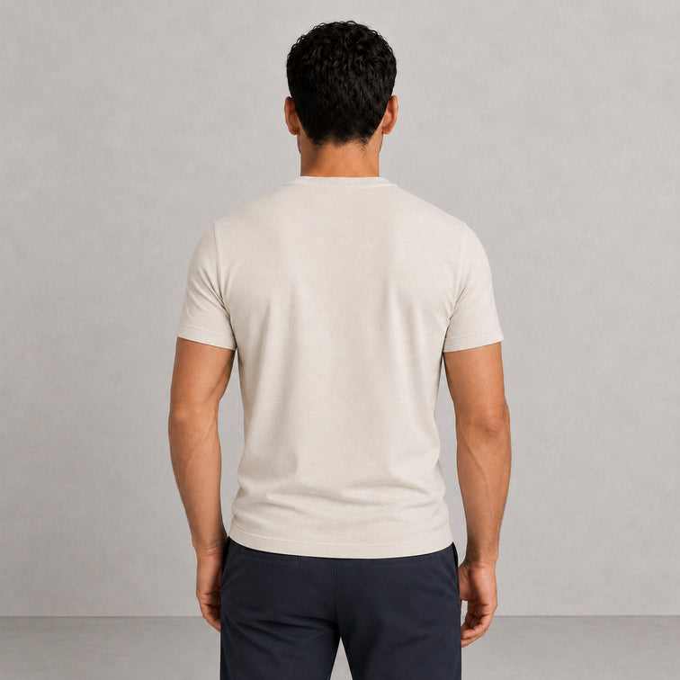 Tee shirt col rond coton