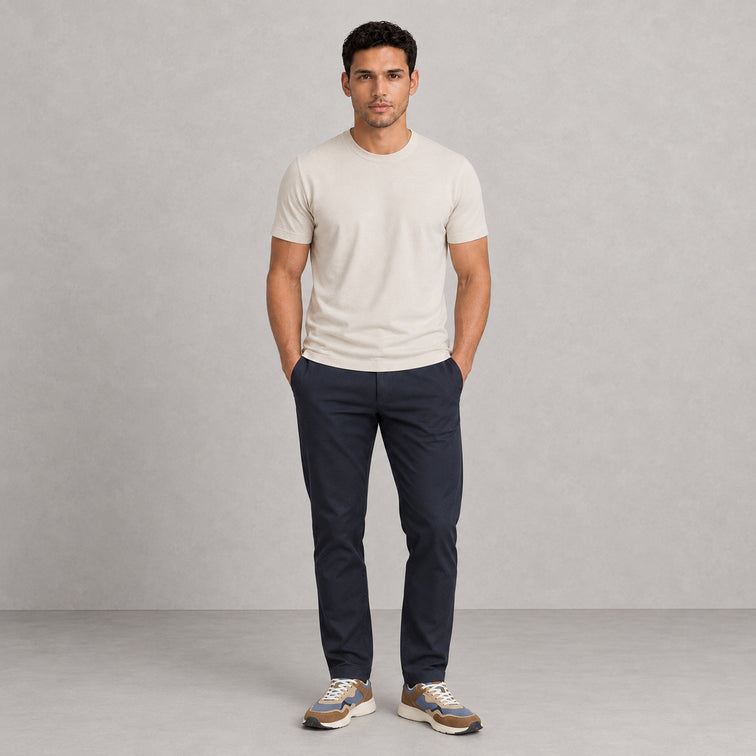 Tee shirt col rond coton