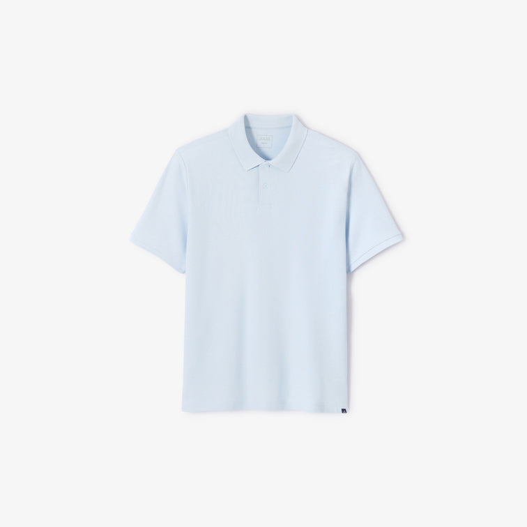 Polo manches courtes piqué uni