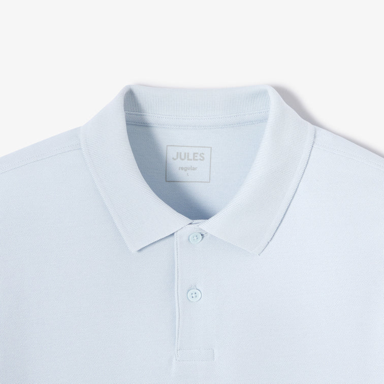 Polo manches courtes piqué uni
