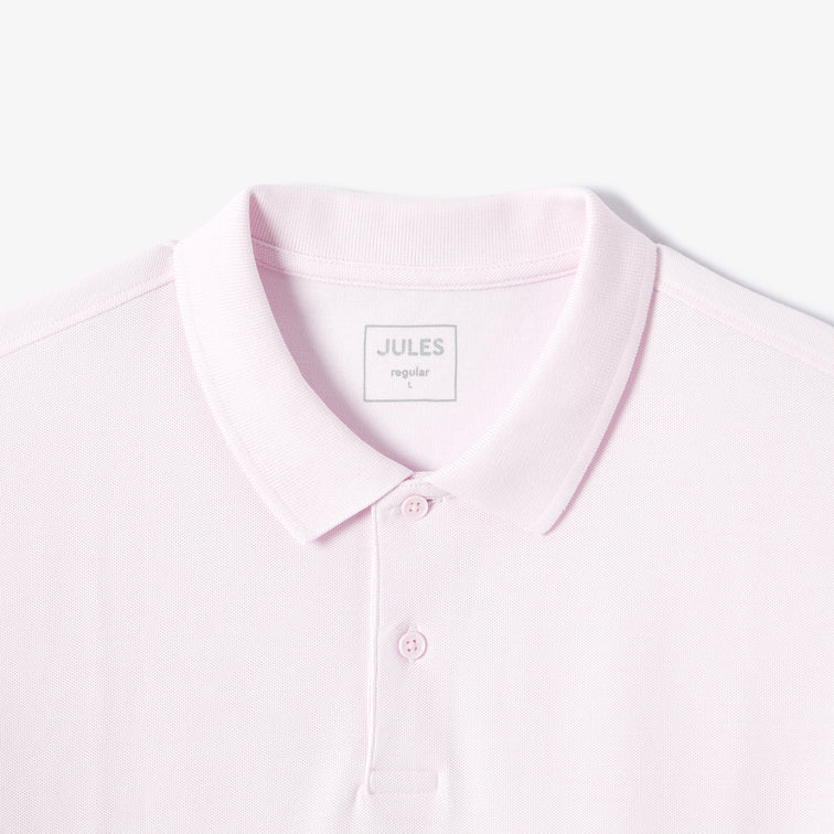Polo manches courtes piqué uni
