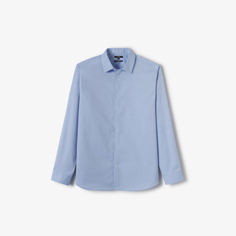 Chemise sans repassage en coton regular