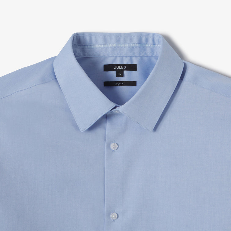 Chemise sans repassage en coton regular