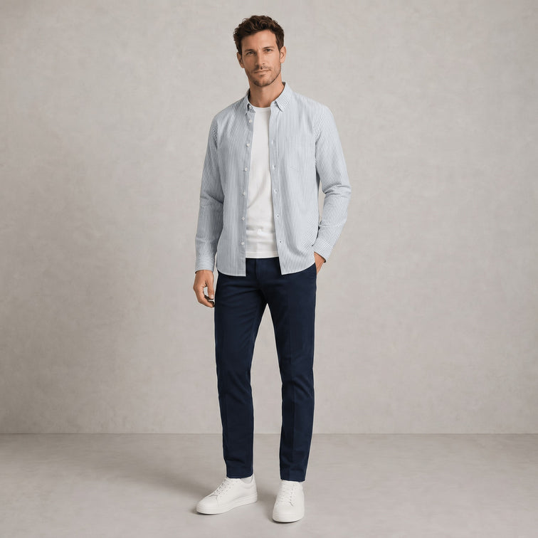 Chemise oxford rayée - le parfait by JULES