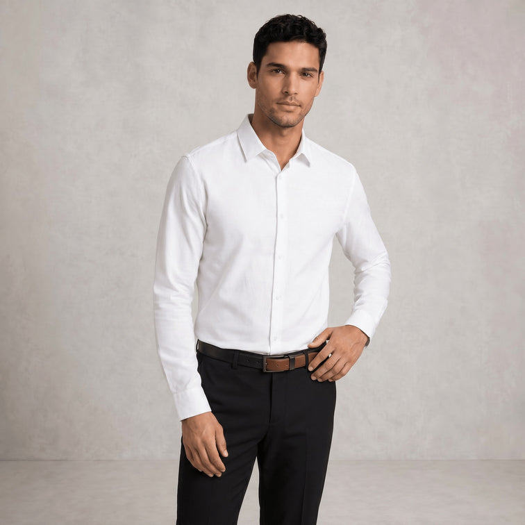Chemise slim unie
