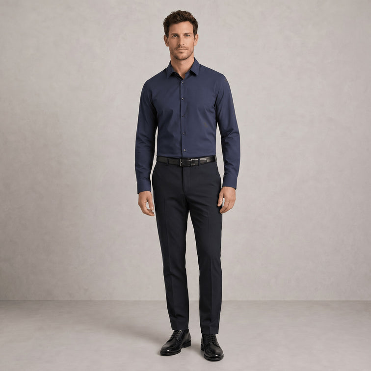 Chemise regular unie