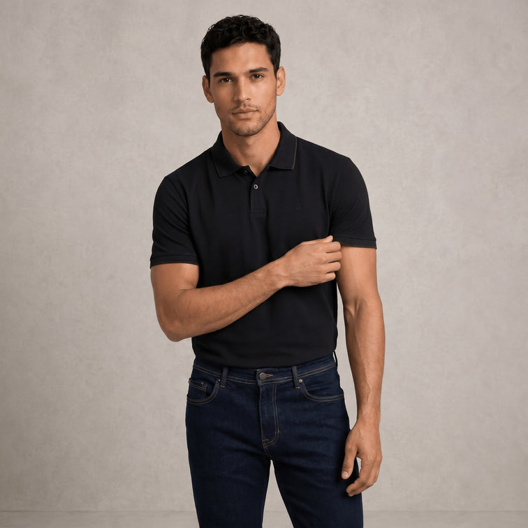 Polo manches courtes uni - le parfait by JULES